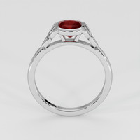1.19 Ct. Ruby Ring, 14K White Gold 3