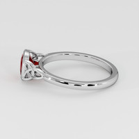 1.19 Ct. Ruby Ring, 14K White Gold 4