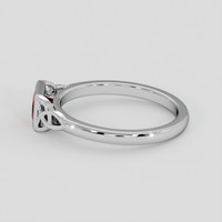 0.37 Ct. Ruby Ring, 14K White Gold 4