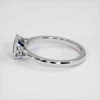 1.22 Ct. Blue Sapphire Ring, 14K White Gold 4
