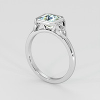 1.43 Ct. Bi Color Sapphire Ring, 14K White Gold 2