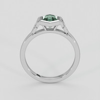 1.13 Ct. Green Sapphire Ring, 14K White Gold 3