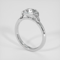 1.45 Ct. White Sapphire Ring, 14K White Gold 2