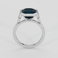 3.01 Ct. Green Sapphire Ring, 14K White Gold 3