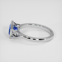 1.51 Ct. Blue Sapphire Ring, 14K White Gold 4