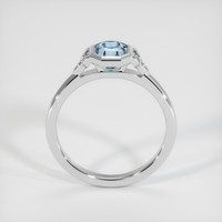 0.86 Ct. Sapphire Ring, 14K White Gold 3