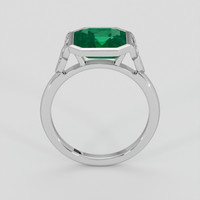 2.43 Ct. Emerald Ring, 18K White Gold 3