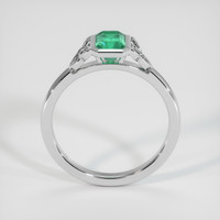 0.75 Ct. Emerald Ring, 18K White Gold 3