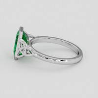 1.72 Ct. Emerald Ring, 18K White Gold 4