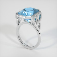 10.48 Ct. Gemstone Ring, 18K White Gold 2