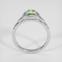 1.10 Ct. Green Sapphire Ring, 18K White Gold 3