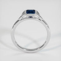 1.22 Ct. Blue Sapphire Ring, 18K White Gold 3
