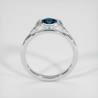 0.84 Ct. Sapphire Ring, 18K White Gold 3