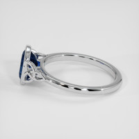 1.85 Ct. Blue Sapphire Ring, 18K White Gold 4