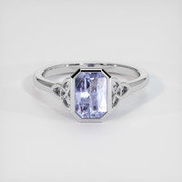 1.20 Ct. Sapphire Ring, 18K White Gold 1