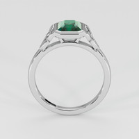 1.66 Ct. Bluish Green Sapphire Ring, 18K White Gold 3