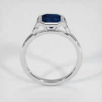 1.61 Ct. Blue Sapphire Ring, 18K White Gold 3
