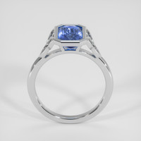 2.07 Ct. Blue Sapphire Ring, 18K White Gold 3