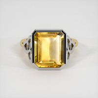 4.87 Ct. Gemstone Ring, 14K White & Yellow 1