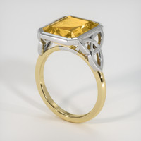 4.87 Ct. Gemstone Ring, 14K White & Yellow 2