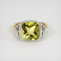 4.55 Ct. Gemstone Ring, 14K White & Yellow 1