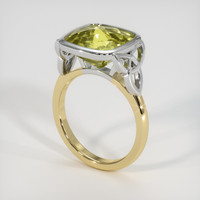 4.55 Ct. Gemstone Ring, 14K White & Yellow 2