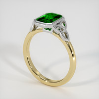 1.43 Ct. Gemstone Ring, 18K White & Yellow 2