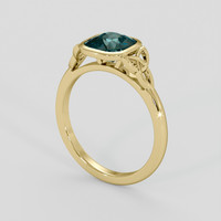 2.07 Ct. Bi Color Sapphire Ring, 10K Yellow Gold 2