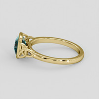 2.07 Ct. Bi Color Sapphire Ring, 10K Yellow Gold 4