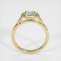 1.32 Ct. Yellowish Green Sapphire Ring, 10K Yellow Gold 3