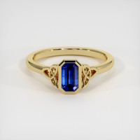 1.20 Ct. Sapphire Ring, 14K Yellow Gold 1