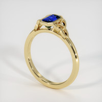 1.20 Ct. Sapphire Ring, 14K Yellow Gold 2