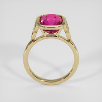 3.60 Ct. Pink Malaya Garnet Ring, 14K Yellow Gold 3
