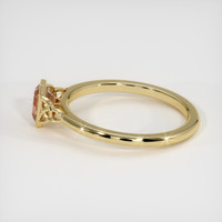 0.61 Ct. Sapphire Ring, 14K Yellow Gold 4