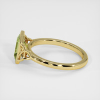1.43 Ct. Green Sapphire Ring, 14K Yellow Gold 4
