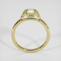 0.85 Ct. Greenish Yellow Sapphire Ring, 14K Yellow Gold 3