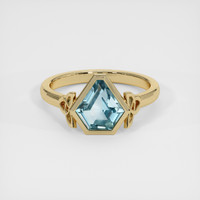 1.57 Ct. Sapphire Ring, 14K Yellow Gold 1
