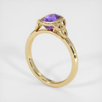 1.60 Ct. Sapphire Ring, 14K Yellow Gold 2