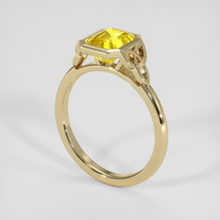 2.09 Ct. Yellow Sapphire Ring, 14K Yellow Gold 2