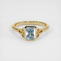 1.18 Ct. Sapphire Ring, 18K Yellow Gold 1