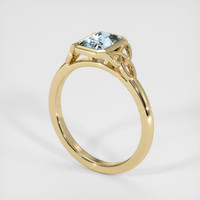 1.18 Ct. Sapphire Ring, 18K Yellow Gold 2