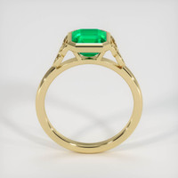 1.51 Ct. Emerald Ring, 18K Yellow Gold 3