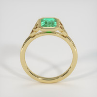 1.18 Ct. Emerald Ring, 18K Yellow Gold 3