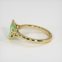 1.18 Ct. Emerald Ring, 18K Yellow Gold 4
