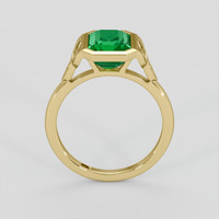 2.08 Ct. Emerald Ring, 18K Yellow Gold 3