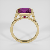 3.05 Ct. Reddish Purple Rhodolite Garnet Ring, 18K Yellow Gold 3