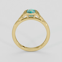 0.69 Ct. Green Grandidierite Ring, 18K Yellow Gold 3