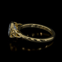 1.18 Ct. Gemstone Ring, 18K Yellow Gold 4