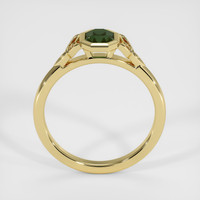 0.82 Ct. Green Sapphire Ring, 18K Yellow Gold 3