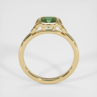 0.83 Ct. Green Sapphire Ring, 18K Yellow Gold 3